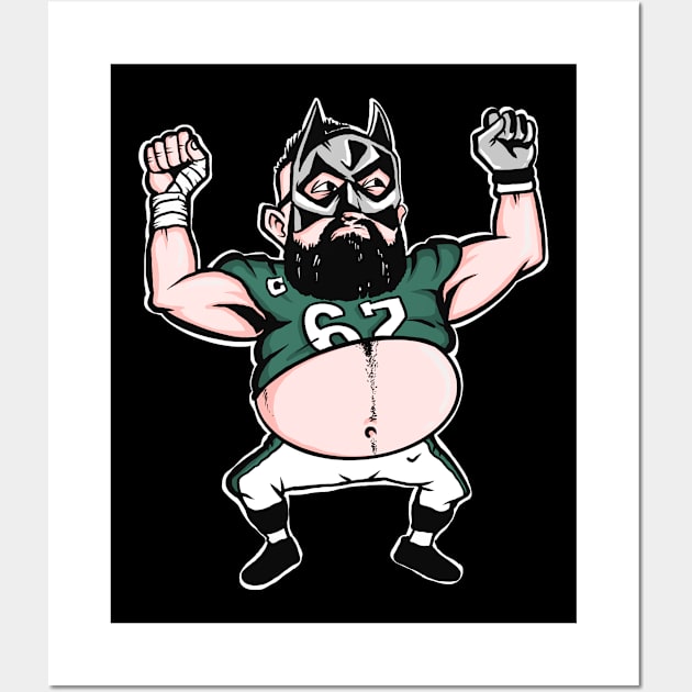 Jason Kelce Wall Art by Paundra